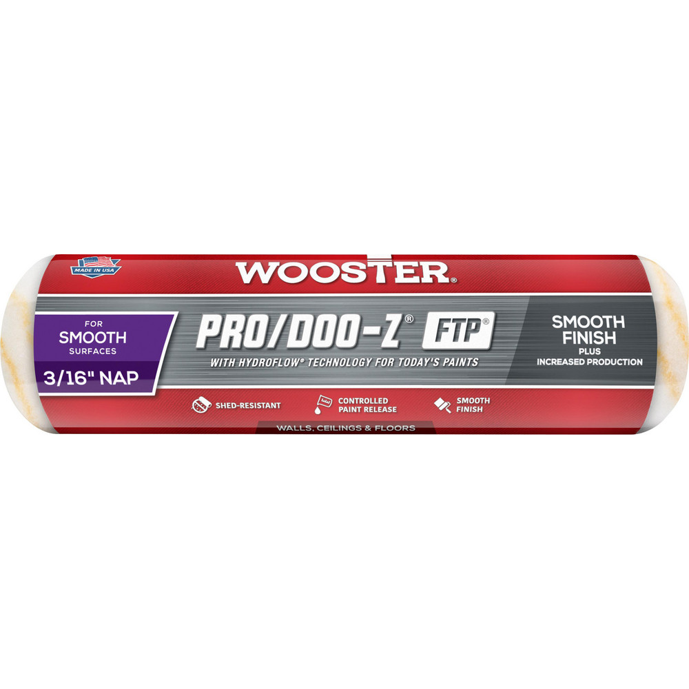 Wooster Brush Paint Roller Cover: 3/16" Nap, 9" Wide - RR665-9