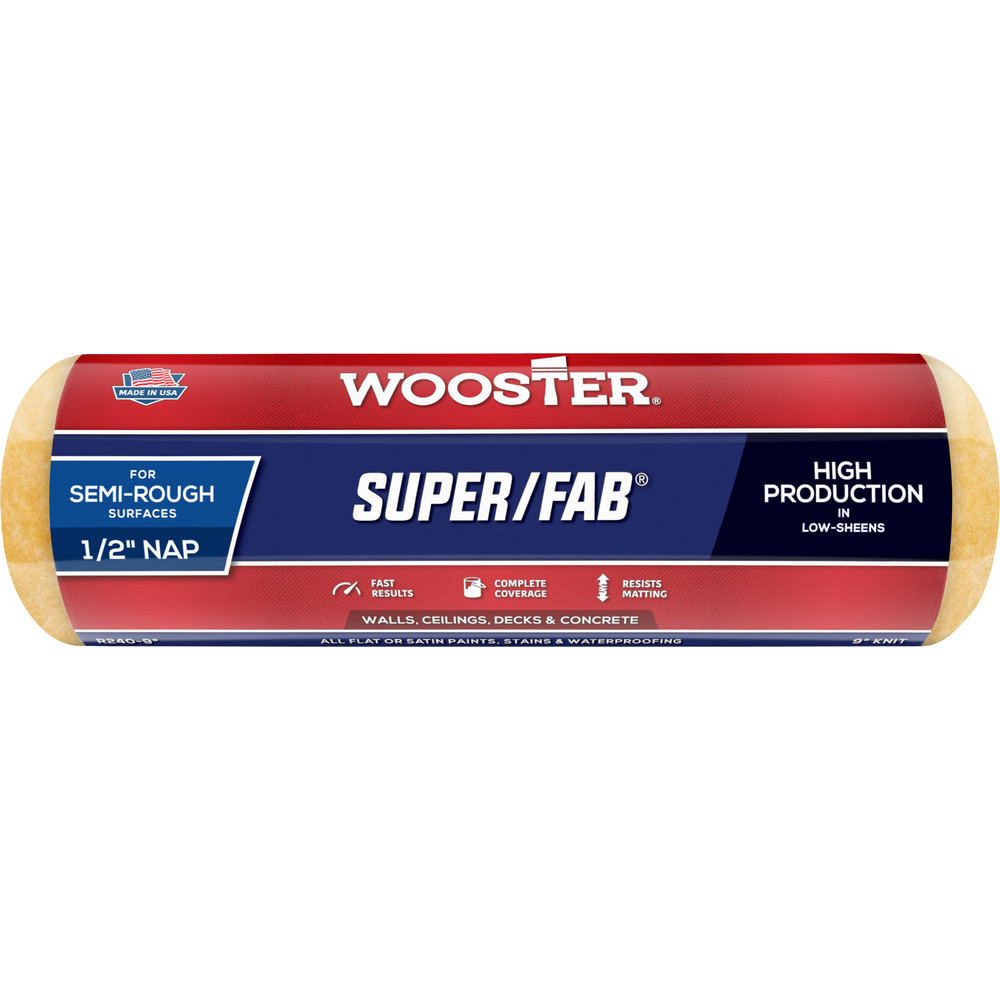 Wooster Brush Paint Roller Cover: 1/2" Nap, 9" Wide - R276-9