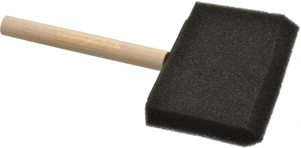 Weiler Paint Brush:  1" Wide, Foam,  Synthetic Bristle - 99801