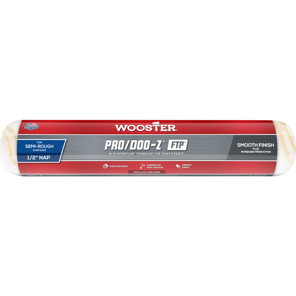 Wooster Brush Paint Roller Cover: 1/2" Nap, 14" Wide - RR667-14