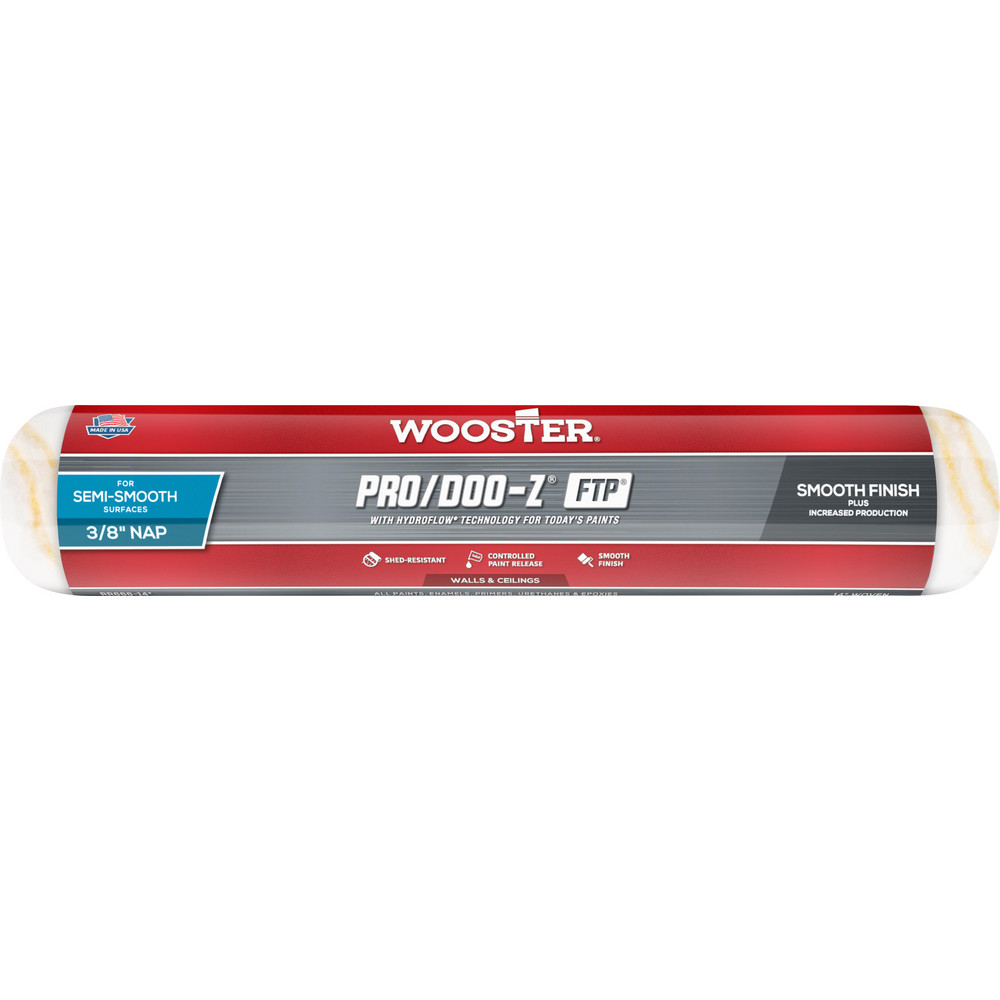 Wooster Brush Paint Roller Cover: 1/2" Nap, 14" Wide - RR667-14