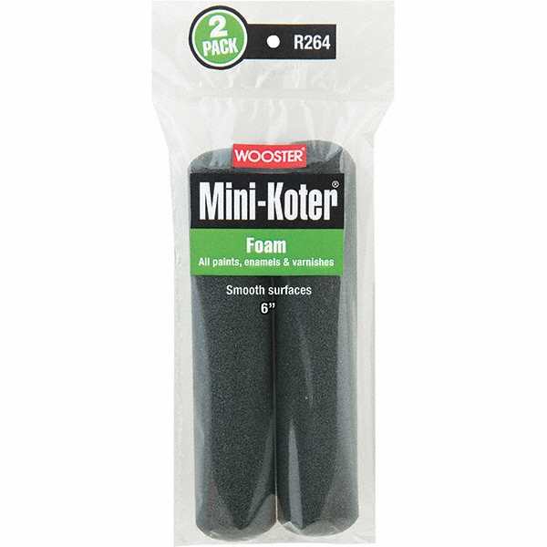 Wooster Brush Paint Roller Cover: 1/8" Nap, 7" Wide - R760-7
