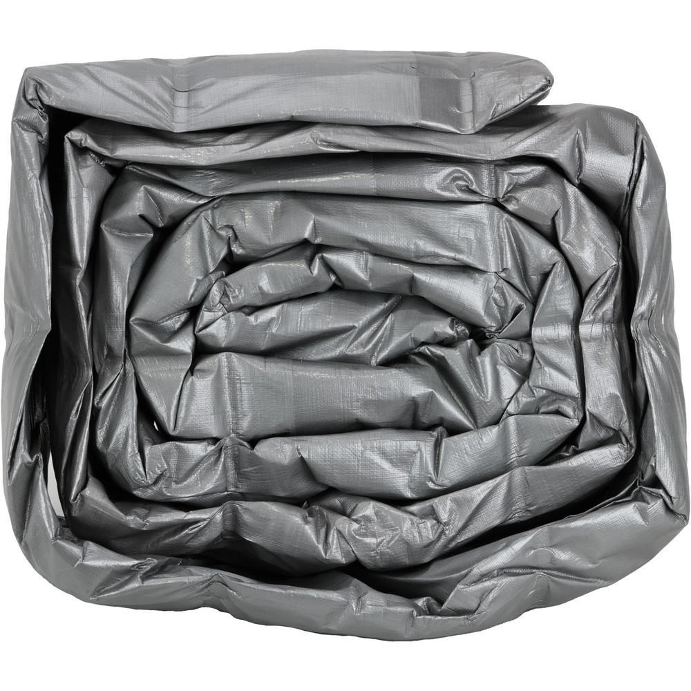 Value Collection Tarp/Dust Cover: Black & Silver, Polyethylene, 60' Long x 40' Wide, 11 to 12 mil - KSMSCSB4060