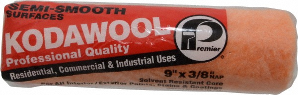 Wooster Brush Paint Roller Cover: 3/4" Nap, 9" Wide - R296-9