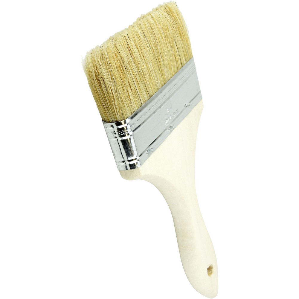Weiler Paint Brush:  4" Wide, China Bristle,  Natural Bristle - 40184