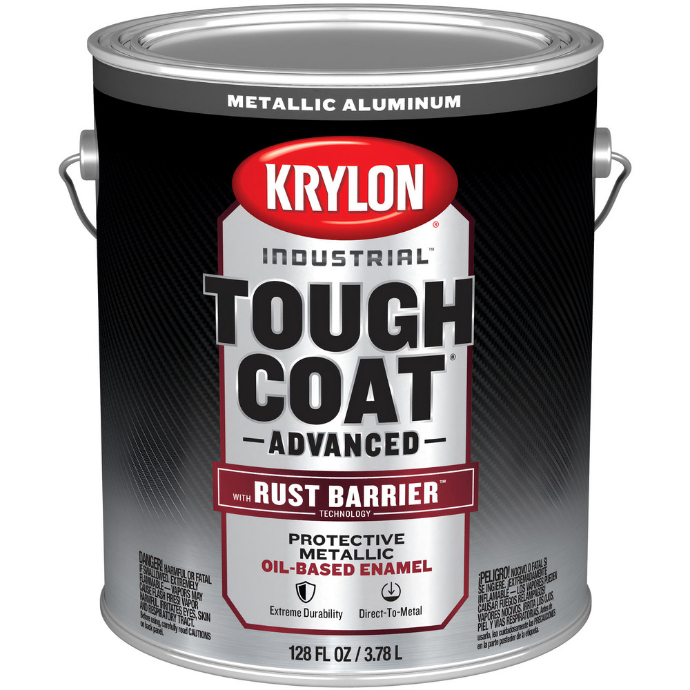 Krylon Rust Preventative Paint: 1 gal, Semi-Gloss Finish, Black - K00771008