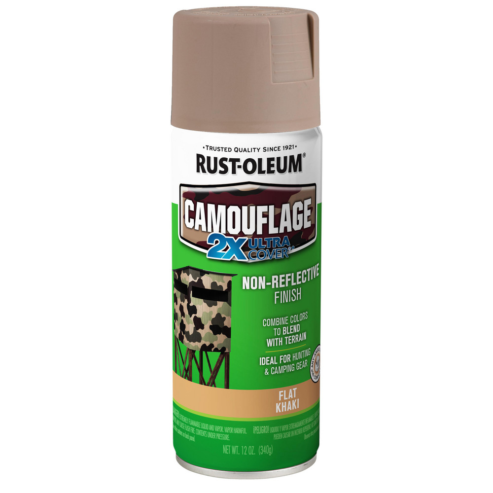 Rust-Oleum Alkyd Enamel Paint: 1 gal, Gloss Finish, Almond - 245308