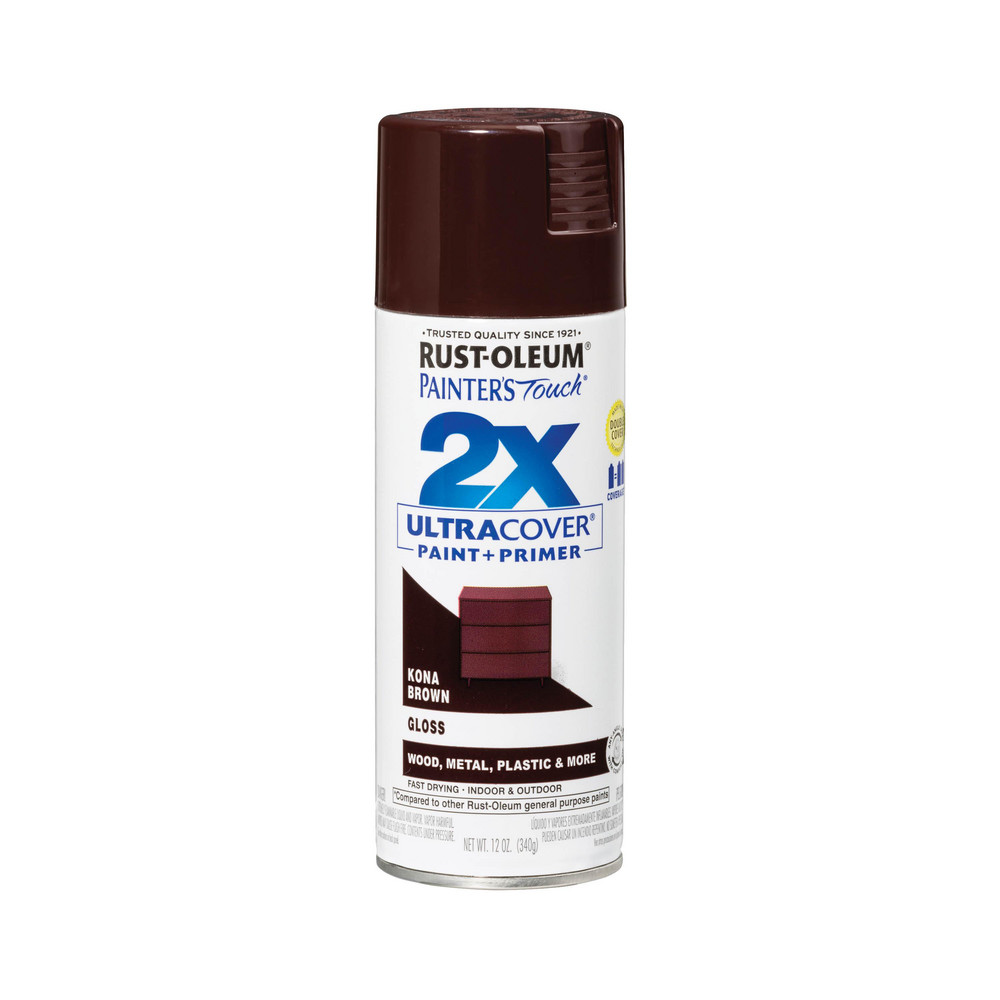 Rust-Oleum Alkyd Enamel Paint: 1 gal, Gloss Finish, Almond - 245308