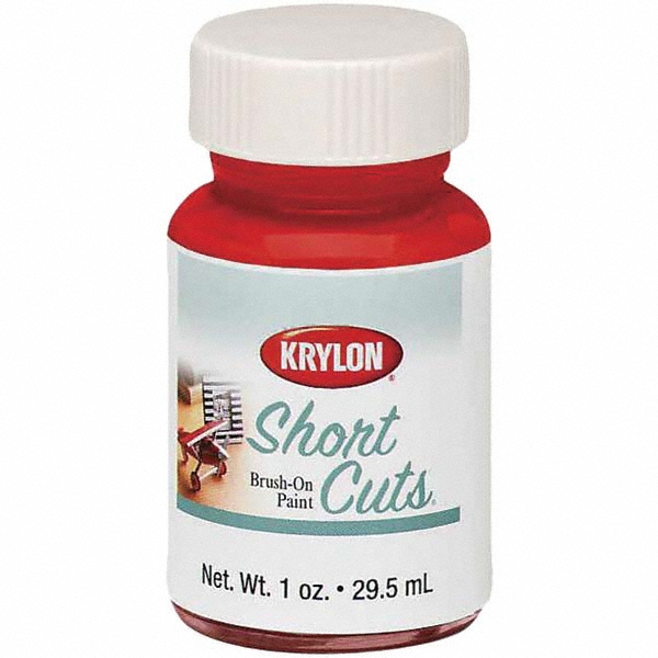 Krylon Brush-On Paint: 10 fl oz, Gloss Finish, Red Pepper - KSCB005