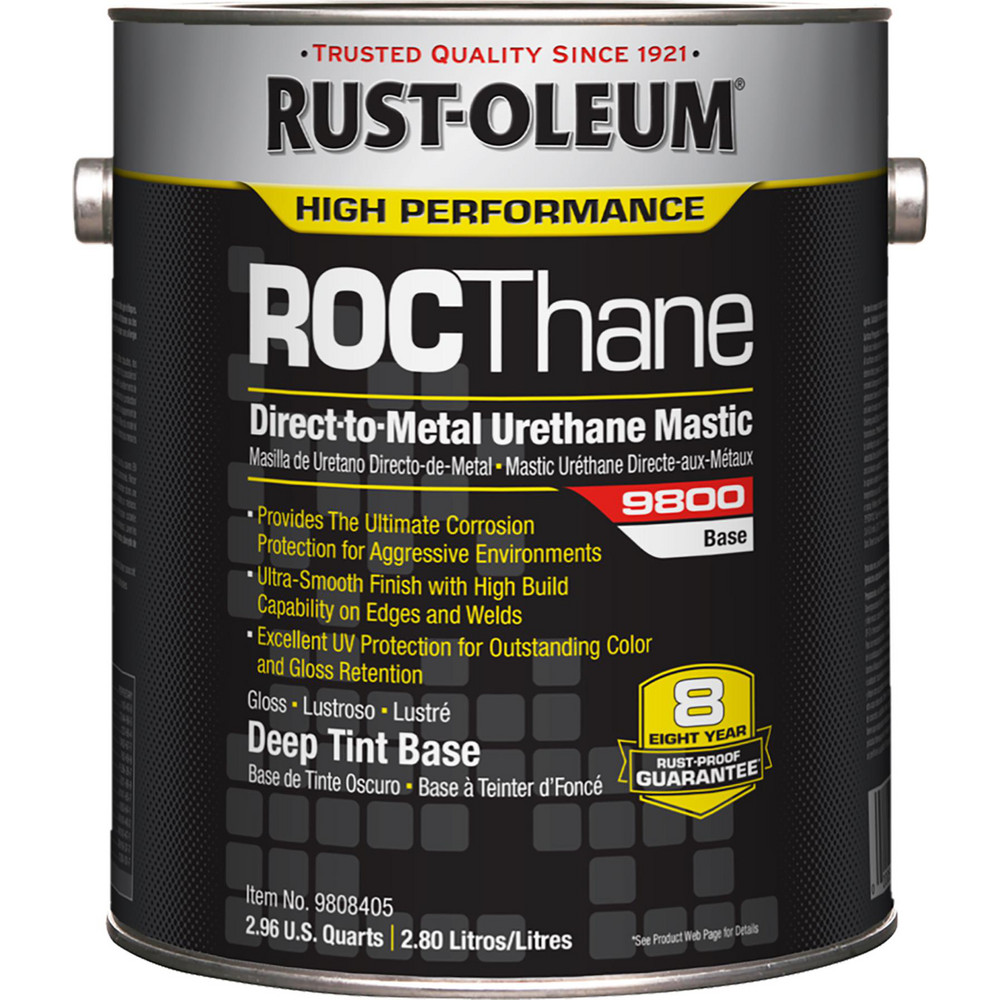 Rust-Oleum Industrial Enamel Paint: 1 gal, Gloss Finish, Deep Base - 9808405