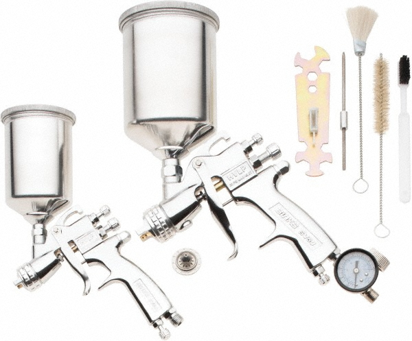 Binks Gravity Feed High Volume/Low Pressure Paint Spray Gun - 98-3170