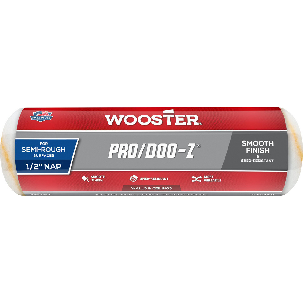 Wooster Brush Paint Roller Cover: 1/2" Nap, 9" Wide - RR743-9