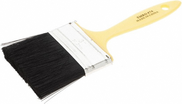 Osborn Paint Brush: 1/2" Wide, Polyester, Synthetic Bristle - 0008614400