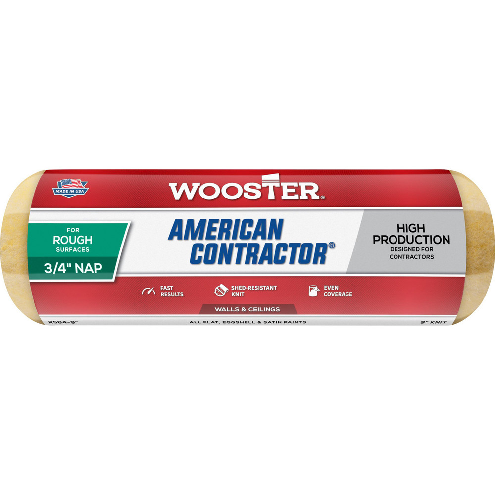 Wooster Brush Paint Roller Cover: 3/8" Nap, 9" Wide - RR923-9