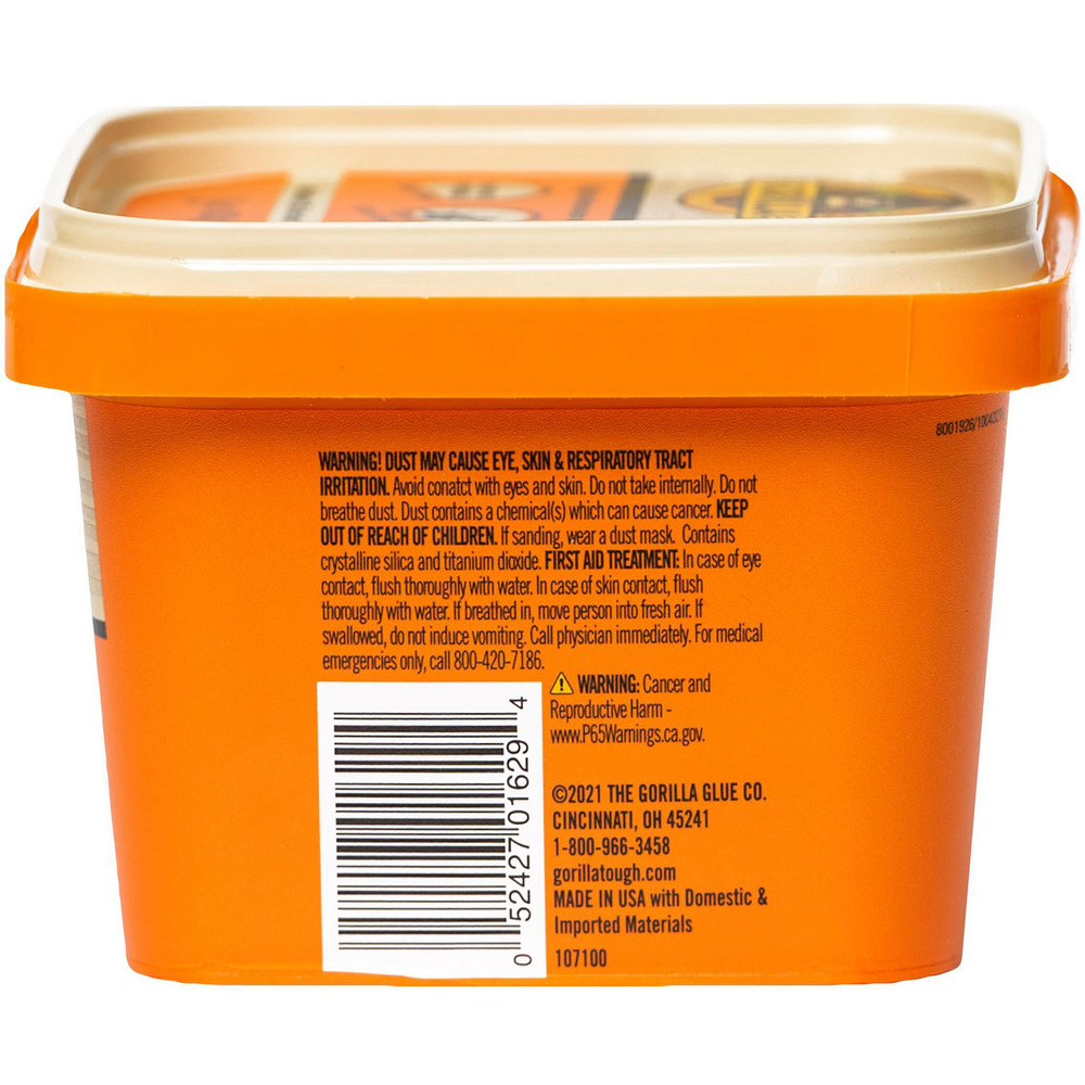 Gorilla Glue Drywall & Hard Surface Compounds: Wood Repair, Natural, 16 oz, Tub - 107103