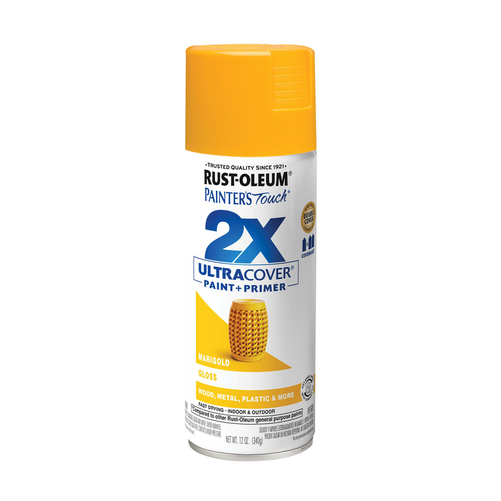 Krylon Acrylic Enamel Spray Paint: Sunbeam, Gloss, 12 oz - K02725007