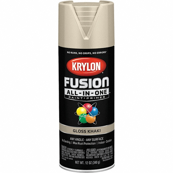 Krylon Acrylic Enamel Spray Paint: Sunbeam, Gloss, 12 oz - K02725007