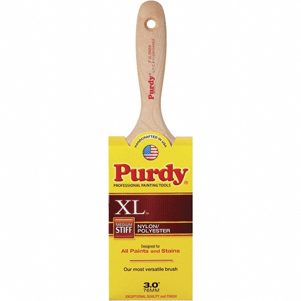 Purdy Paint Brush: 1-1/2" Wide, Nylon & Synthetic, Synthetic Bristle - 144152315