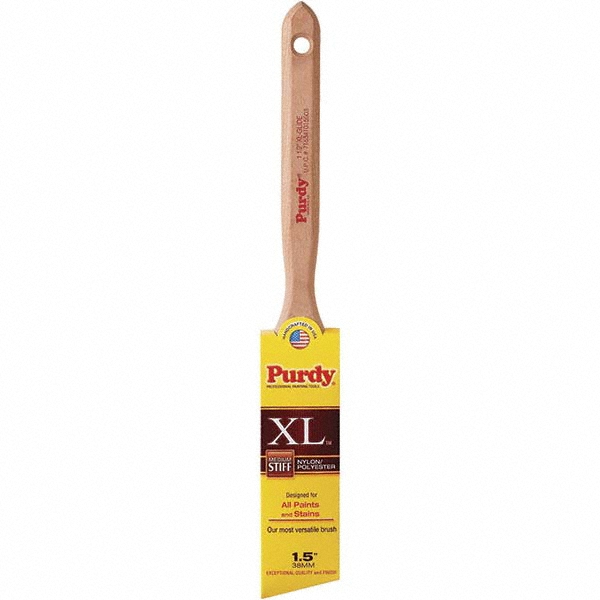 Purdy Paint Brush: 1-1/2" Wide, Nylon & Synthetic, Synthetic Bristle - 144152315