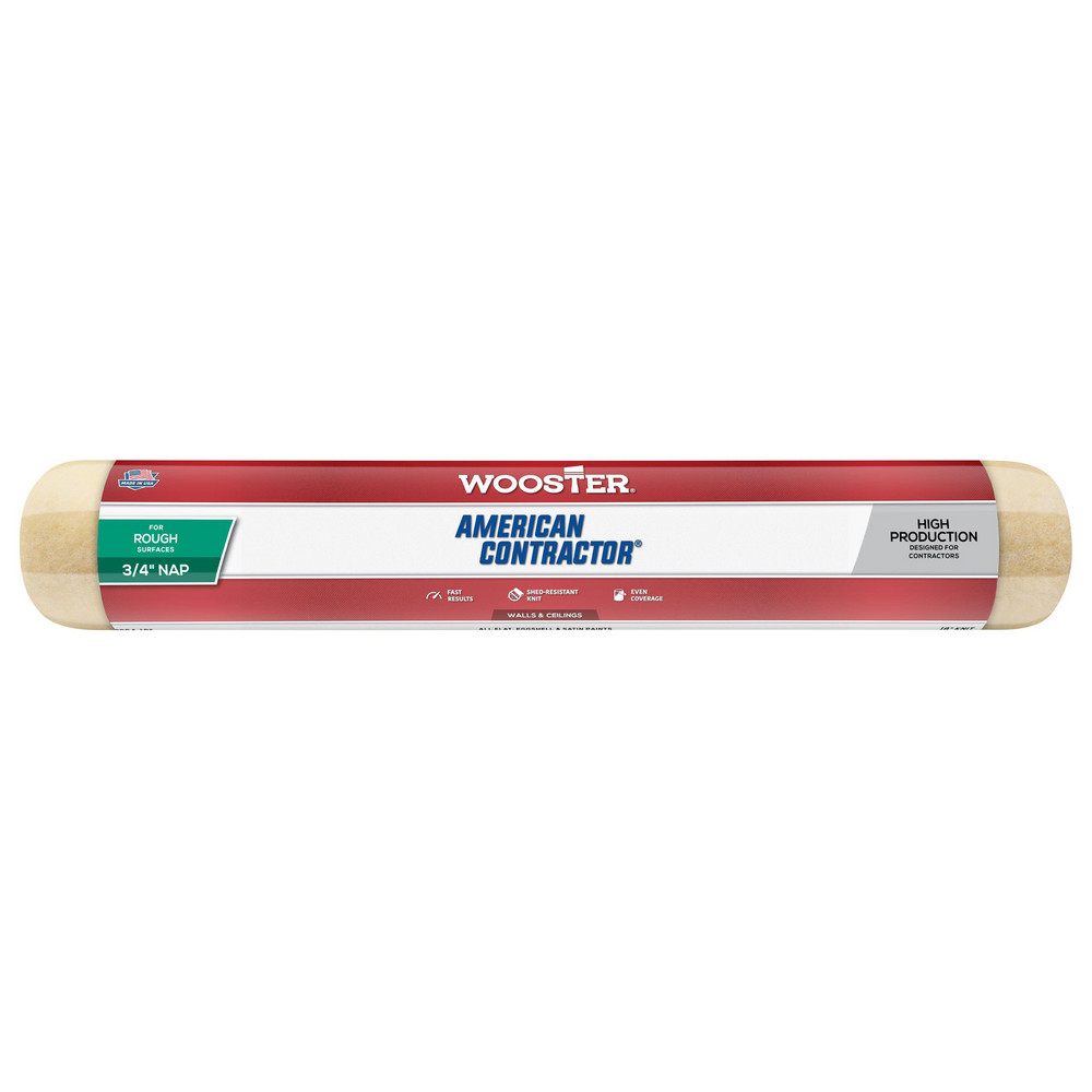 Wooster Brush Paint Roller Cover: 1/2" Nap, 9" Wide - R338-9