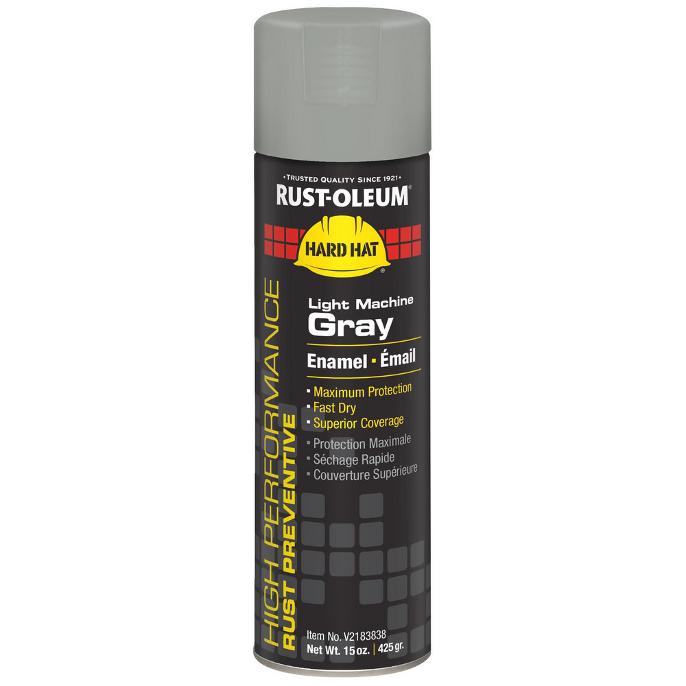 Rust-Oleum Enamel Spray Paint: Universal Gray, Gloss, 16 oz - 1686830V