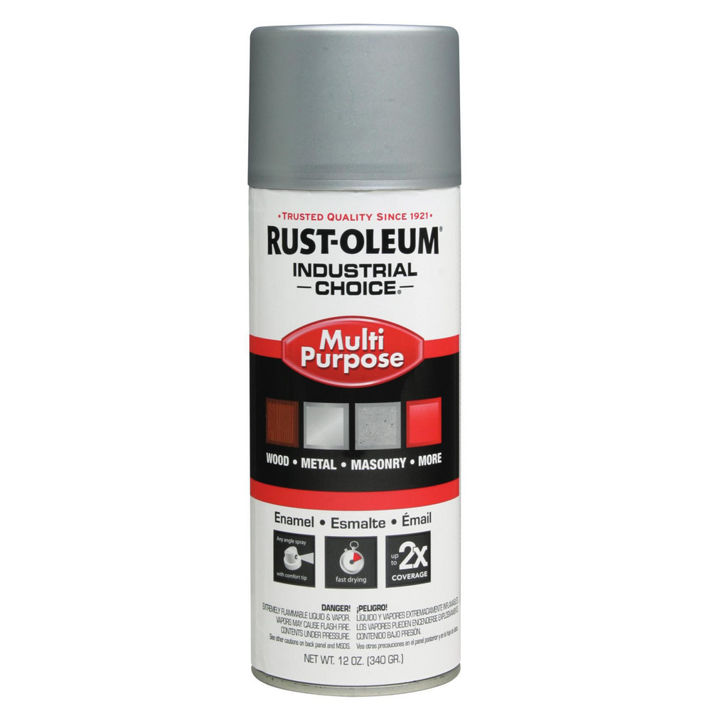 Rust-Oleum Enamel Spray Paint: Universal Gray, Gloss, 16 oz - 1686830V