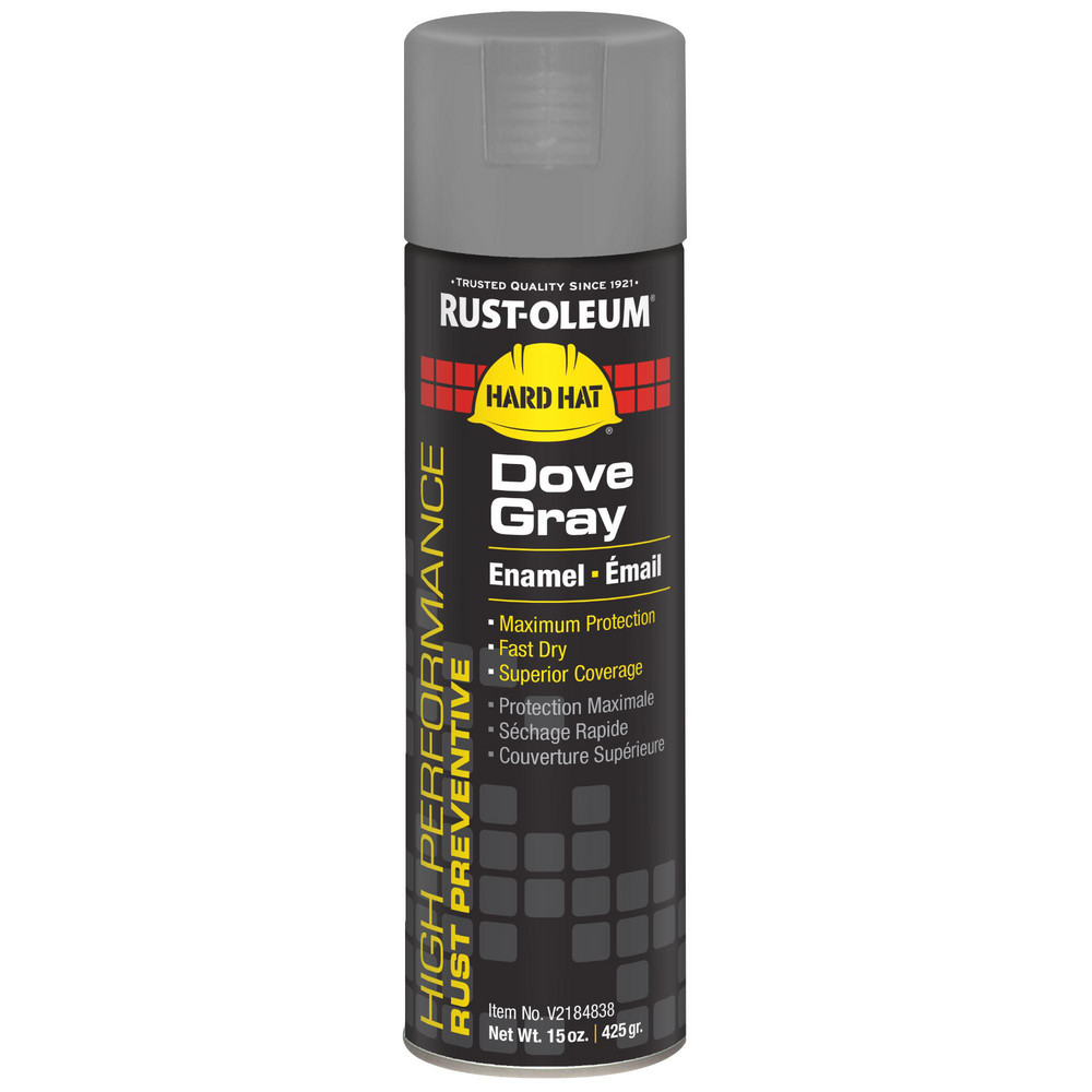 Rust-Oleum Enamel Spray Paint: Universal Gray, Gloss, 16 oz - 1686830V