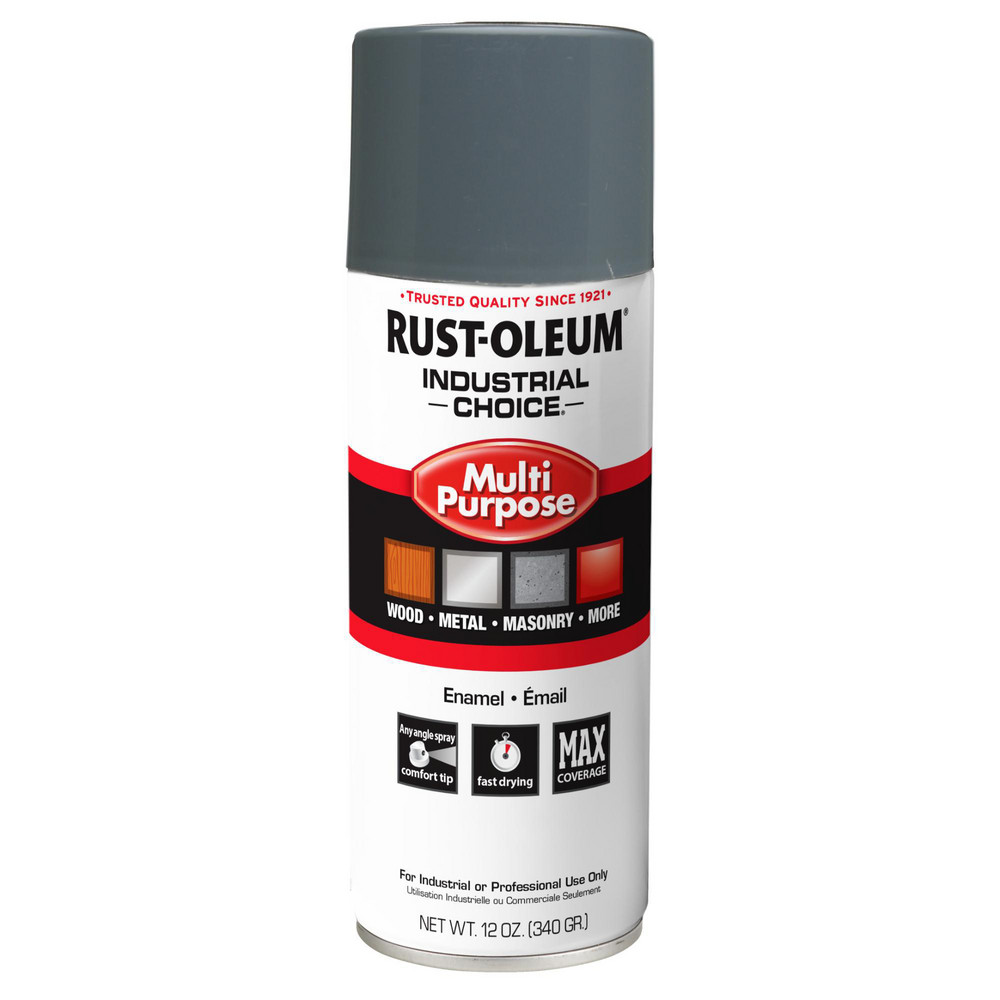 Rust-Oleum Enamel Spray Paint: Universal Gray, Gloss, 16 oz - 1686830V