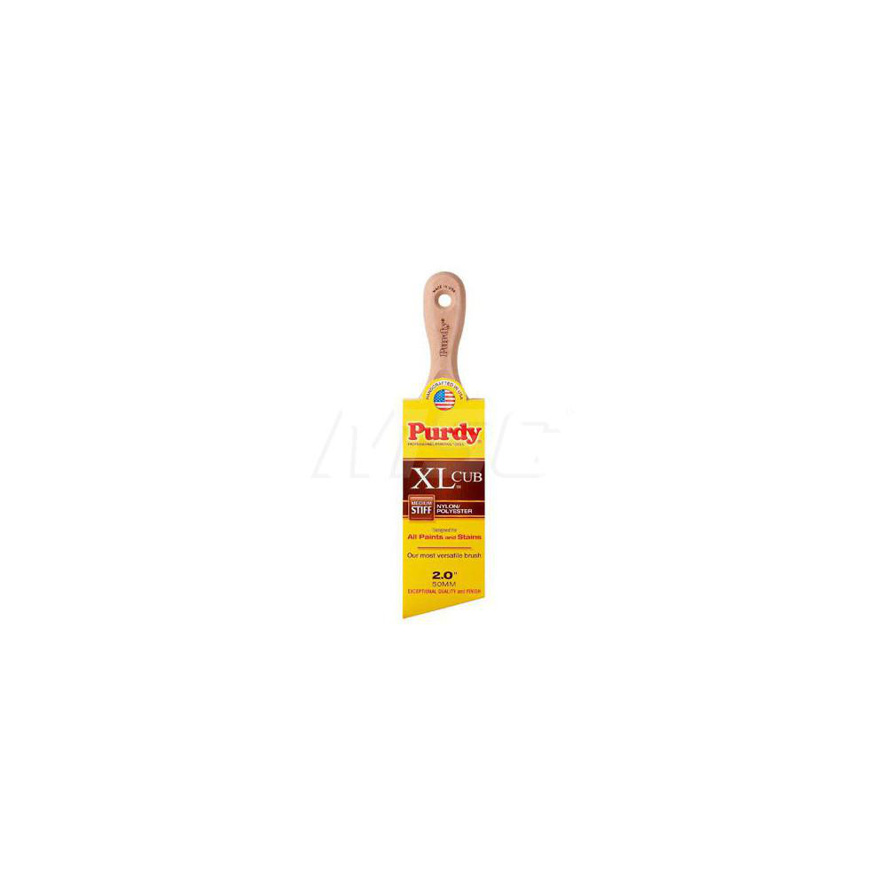 Purdy Paint Brush: 2-1/2" Wide, Nylon, Synthetic Bristle - 144153325
