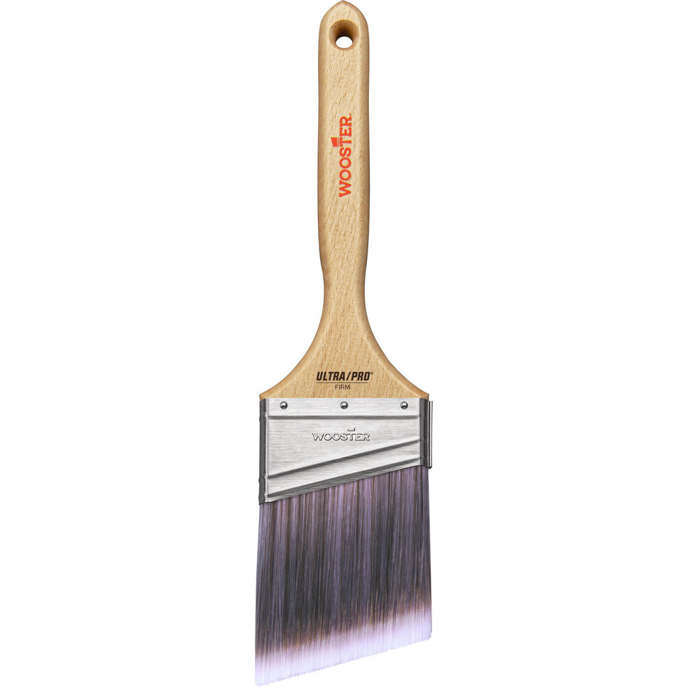 Wooster Brush Paint Brush: 3" Wide, Synthetic, Synthetic Bristle - 4174-3