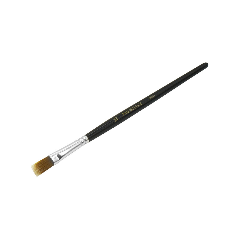 PRO-SOURCE Artist Brush: #10 Industry Size, 3/8" Wide, Nylon - AUB04-5