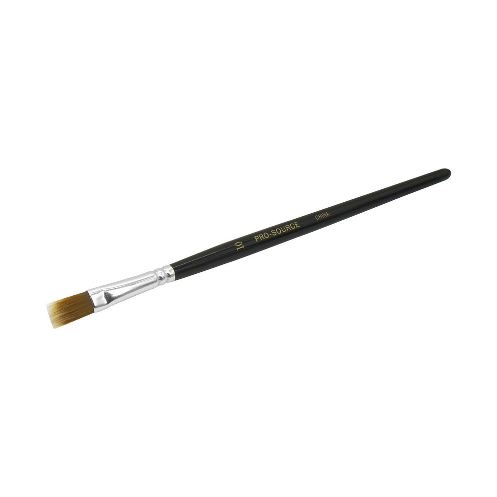 PRO-SOURCE Artist Brush: #10 Industry Size, 3/8" Wide, Nylon - AUB04-5