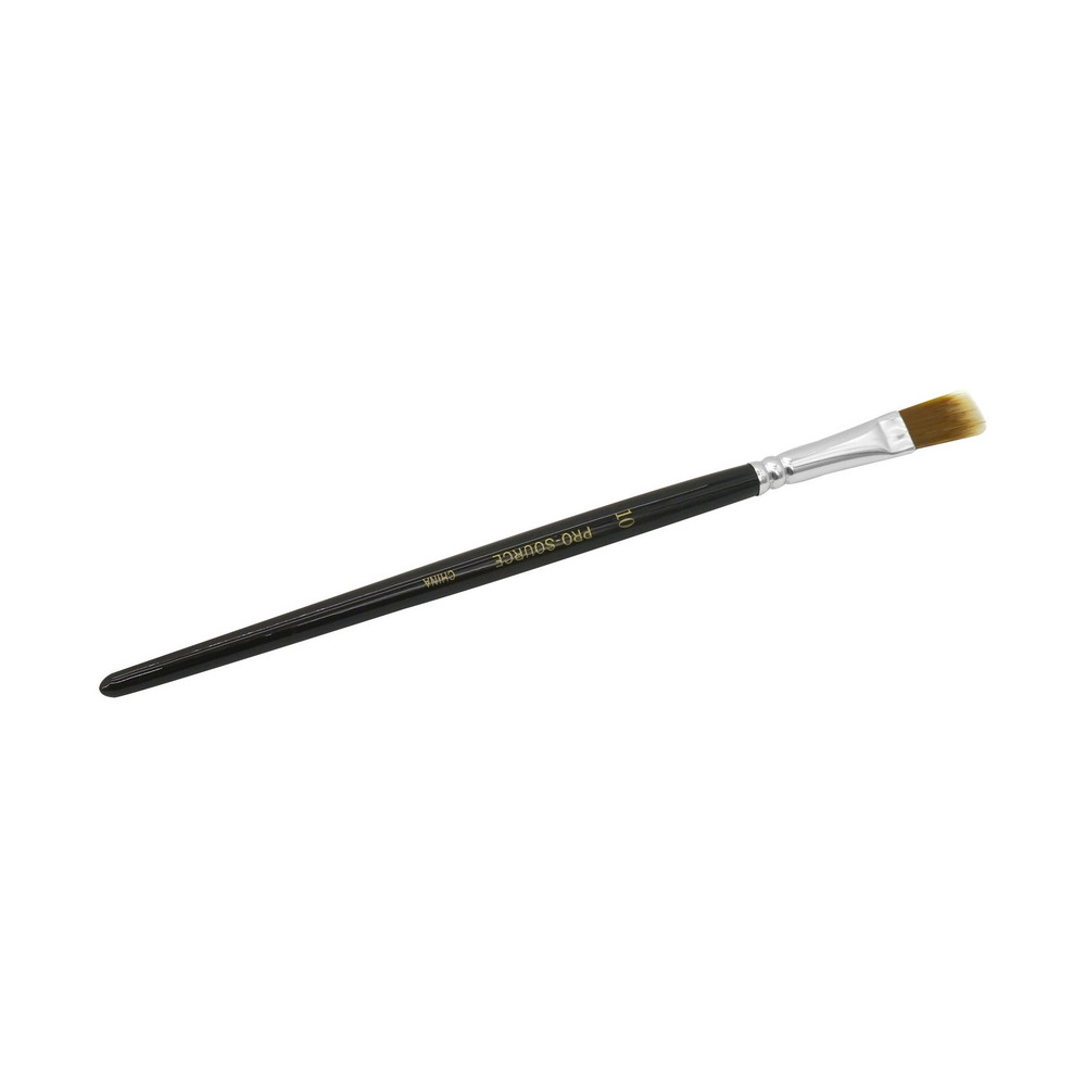 PRO-SOURCE Artist Brush: #10 Industry Size, 3/8" Wide, Nylon - AUB04-5