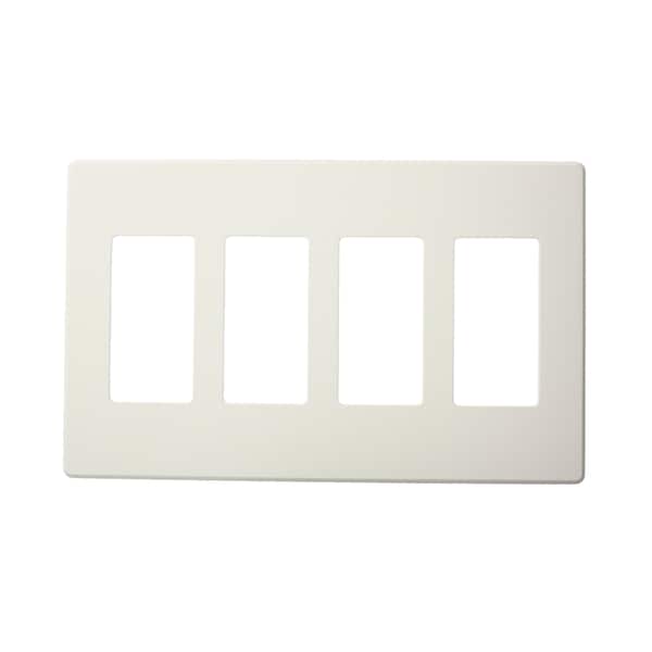 Leviton Dimmer Switch Renii Plate-4N0W0Fn-Wht - AWP00-40W