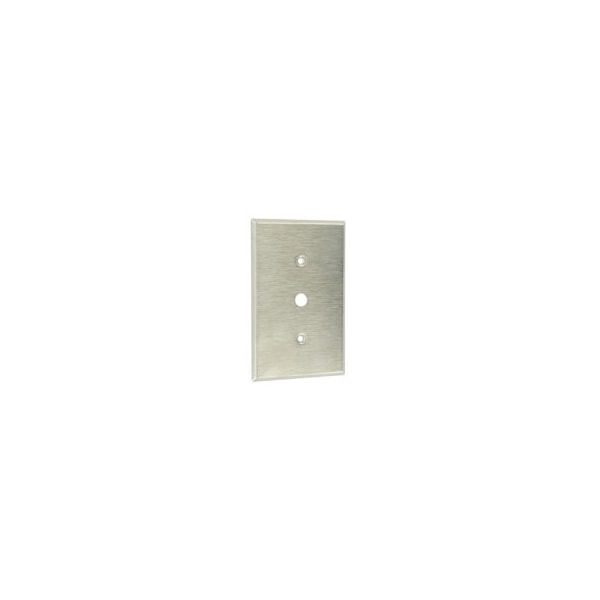 Leviton Stainless Steel 1 Gang Wallplate - SSJ11-40