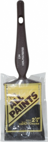 Premier Paint Roller Paint Brush: 1-1/2" Wide, Synthetic, Synthetic Bristle - 134-15