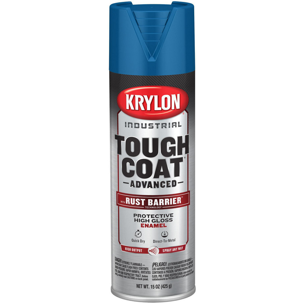 Krylon Spray Paint: Red, Flat, 15 oz Net Fill, Rust-Preventive Acrylic Alkyd Enamel - K00699008