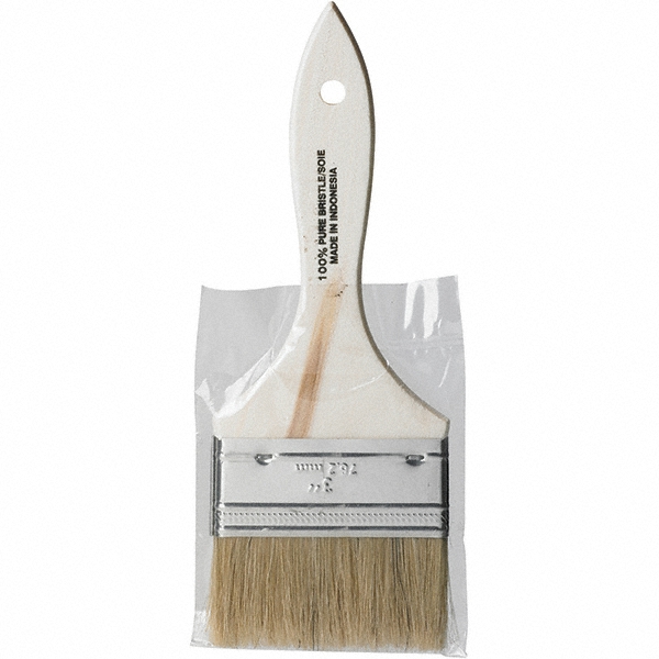 Krylon Paint Brush: 3" Wide, White China, Natural Bristle - 99060330