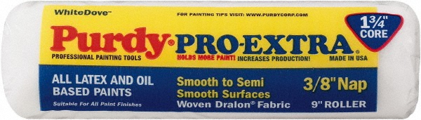 Purdy General Purpose Paint Roller Cover: 1" Nap, 9" Wide - 144608095