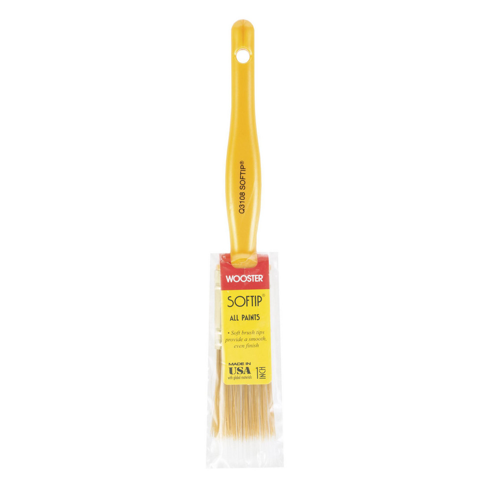 Wooster Brush Paint Brush: 1-1/2" Wide, Synthetic, Synthetic Bristle - Q3108-1-1/2