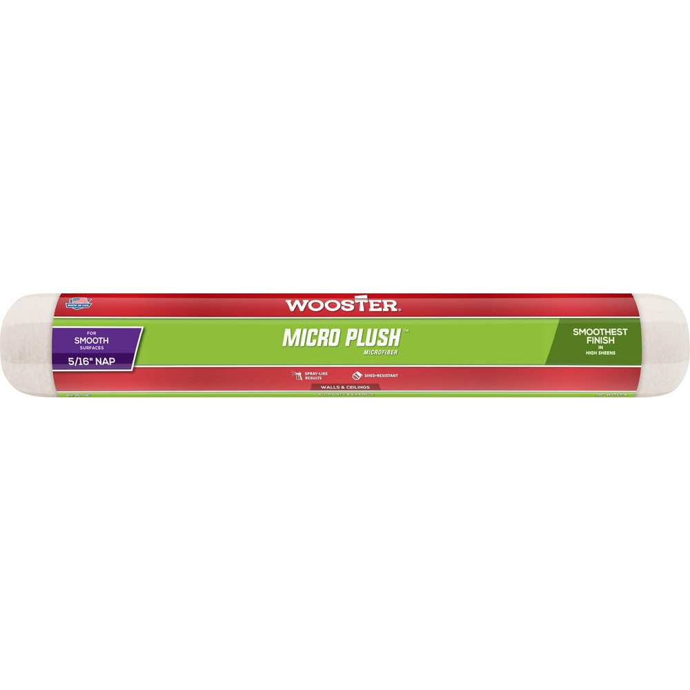 Wooster Brush Paint Roller Cover: 5/16" Nap, 18" Wide - R235-18