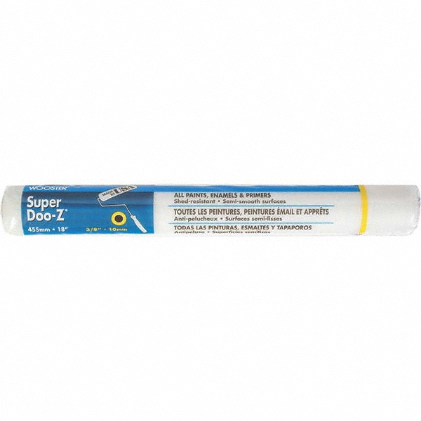 Wooster Brush Paint Roller Cover: 3/8" Nap, 18" Wide - R205-18