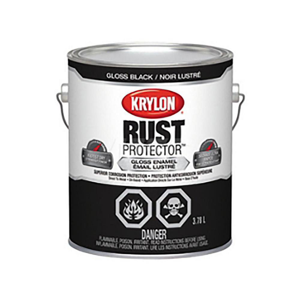 Krylon Spray Paint: Yellow, Gloss, 12 oz Net Fill, Rustproof Enamel - K09211008