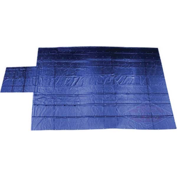 US Cargo Control Tarp/Dust Cover: 28' Wide, 28' Long, Polyester - HLT24288-BLK