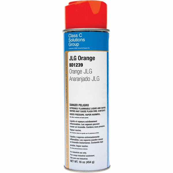 Krylon Floor Coating Spray Paint: Kubota Orange, Gloss, 12 oz - K01946000