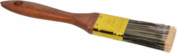 Premier Paint Roller Paint Brush: 1-1/2" Wide, Nylon, Synthetic Bristle - 17200