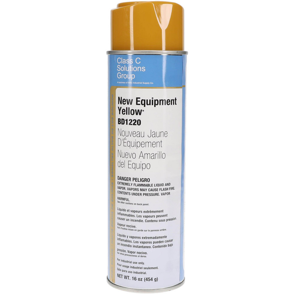 Krylon Spray Paint: Yellow, Gloss, 15 oz Net Fill, Rust-Preventive Acrylic Alkyd Enamel - K00489008