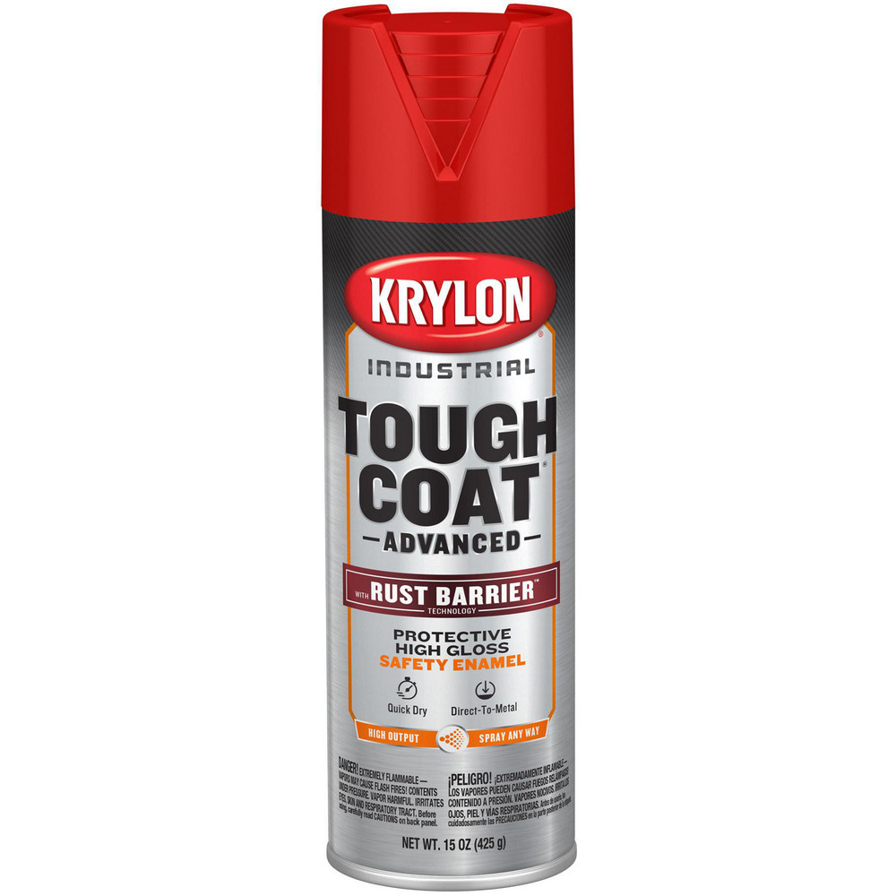 Krylon Spray Paint: Yellow, Gloss, 15 oz Net Fill, Rust-Preventive Acrylic Alkyd Enamel - K00489008