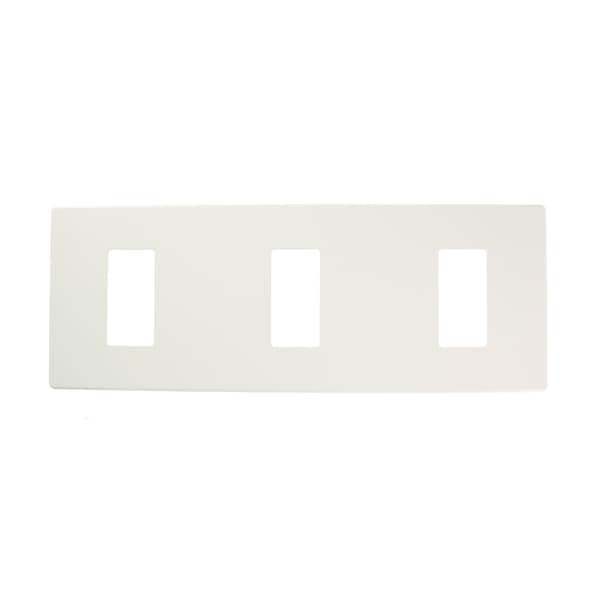 Leviton Dimmer Switch Renii Plate-0N3Wfin-Wht - AWP0F-3W