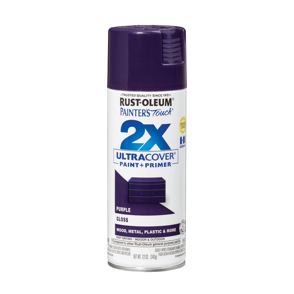 Krylon Acrylic Enamel Spray Paint: Purple, Gloss, 12 oz - K02719007